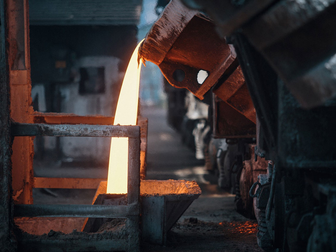 molten steel